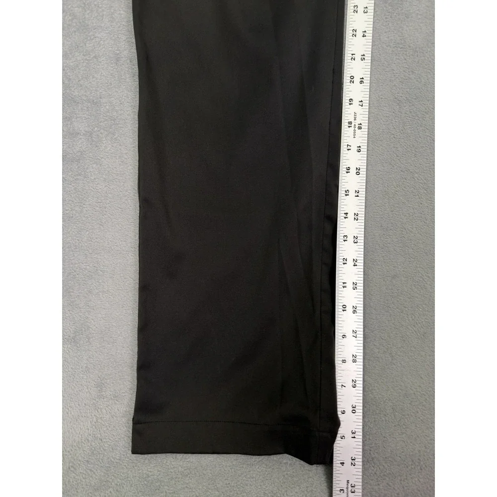 Nike Golf Dress Pants Mens 34x32 Black Straight Dri Fit Casual Athletic Stretch - Picture 5 of 10